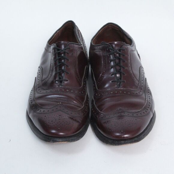 Allen Edmonds McAllister Men\'s Burgundy Wingtip Oxford Dress Shoes Size 10.5 main image 5